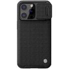 For iPhone 13 Pro NILLKIN Texture Pro PC + TPU Camshield Phone Protective Case (Black) - 1