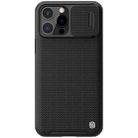 For iPhone 13 Pro Max NILLKIN Texture Pro PC + TPU Camshield Phone Protective Case (Black) - 1