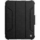 For iPad mini 6 NILLKIN Bumper Pro Horizontal Flip Tablet Case with Pen Slot & Holder & Sleep / Wake-up Function(Black) - 1