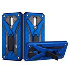 For OPPO Reno Shockproof TPU + PC Protective Case with Holder(Blue) - 1