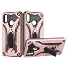 For OPPO Realme 3 Shockproof TPU + PC Protective Case with Holder(Rose Gold) - 1