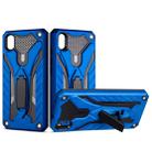 For Xiaomi Redmi 7A Shockproof TPU + PC Protective Case with Holder(Blue) - 1