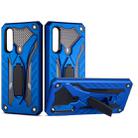 For Xiaomi A3 Shockproof TPU + PC Protective Case with Holder(Blue) - 1