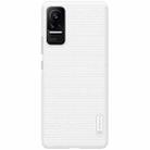 For Xiaomi Civi NILLKIN Frosted Concave-convex Texture PC Phone Protective Case(White) - 1