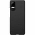 For Xiaomi Civi NILLKIN Frosted Concave-convex Texture PC Phone Protective Case(Black) - 1