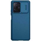 For Xiaomi Mi 11T / 11T Pro NILLKIN CamShield Pro Series PC Full Coverage Dust-proof Scratch Resistant Mobile Phone Case(Blue) - 1