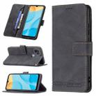 For OPPO A15 Magnetic Clasp RFID Blocking Anti-Theft Leather Case with Holder & Card Slots & Wallet(Black) - 1