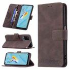 For OPPO A54 4G Magnetic Clasp RFID Blocking Anti-Theft Leather Case with Holder & Card Slots & Wallet(Brown) - 1