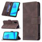 For OPPO A72 / A52 / A92 Magnetic Clasp RFID Blocking Anti-Theft Leather Case with Holder & Card Slots & Wallet(Brown) - 1