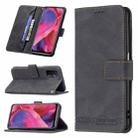 For OPPO A74 5G / A93 5G / A54 5G Magnetic Clasp RFID Blocking Anti-Theft Leather Case with Holder & Card Slots & Wallet(Black) - 1