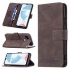 For OPPO Realme C21 / C20 Magnetic Clasp RFID Blocking Anti-Theft Leather Case with Holder & Card Slots & Wallet(Brown) - 1