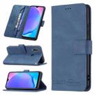 For vivo Y11 / Y15 / Y12 / Y17 Magnetic Clasp RFID Blocking Anti-Theft Leather Case with Holder & Card Slots & Wallet(Blue) - 1