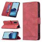 For vivo Y20 Magnetic Clasp RFID Blocking Anti-Theft Leather Case with Holder & Card Slots & Wallet(Red) - 1