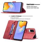 For vivo Y51 2020 / Y51a / Y51s Magnetic Clasp RFID Blocking Anti-Theft Leather Case with Holder & Card Slots & Wallet(Red) - 4
