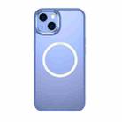 For iPhone 13 TOTUDESIGN AA-070 Sparkling Series MagSafe Magnetic Transparent PC TPU Phone Case(Blue) - 1