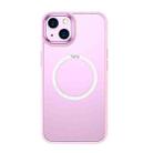 For iPhone 13 Pro Max TOTUDESIGN AA-070 Sparkling Series MagSafe Magnetic Transparent PC TPU Phone Case (Pink) - 1