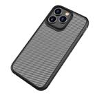 mocolo K01 Carbon Fiber TPU + PC Shockproof Phone Case For iPhone 13(Black) - 1