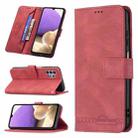 For Samsung Galaxy A32 5G Magnetic Clasp RFID Blocking Anti-Theft Leather Case with Holder & Card Slots & Wallet(Red) - 1