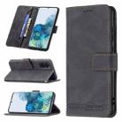 For Samsung Galaxy S20+ Magnetic Clasp RFID Blocking Anti-Theft Leather Case with Holder & Card Slots & Wallet(Black) - 1