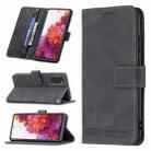 For Samsung Galaxy S20 FE Magnetic Clasp RFID Blocking Anti-Theft Leather Case with Holder & Card Slots & Wallet(Black) - 1