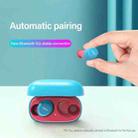 Nokia E3100 Color Automatic Pairing Bluetooth 5.0 Earphone with Charging Box(Red) - 3