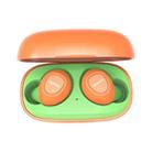 Nokia E3100 Color Automatic Pairing Bluetooth 5.0 Earphone with Charging Box(Green Orange) - 1