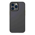 For iPhone 13 TOTUDESIGN AA-178 Gingle Series Translucent Matte PC + TPU Phone Case(Black) - 1