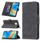 For Xiaomi Redmi Note 9 Pro Magnetic Clasp RFID Blocking Anti-Theft Leather Case with Holder & Card Slots & Wallet(Black) - 1