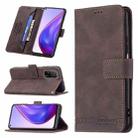 For Xiaomi Mi 10T Pro / Redmi K30S Magnetic Clasp RFID Blocking Anti-Theft Leather Case with Holder & Card Slots & Wallet(Brown) - 1