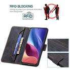 For Xiaomi Mi 11i / Poco F3 Magnetic Clasp RFID Blocking Anti-Theft Leather Case with Holder & Card Slots & Wallet(Black) - 5