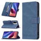 For Xiaomi Mi 11i / Poco F3 Magnetic Clasp RFID Blocking Anti-Theft Leather Case with Holder & Card Slots & Wallet(Blue) - 1