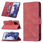 For Xiaomi Mi 11T / 11T Pro Magnetic Clasp RFID Blocking Anti-Theft Leather Case with Holder & Card Slots & Wallet(Red) - 1
