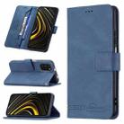 For Xiaomi Poco M3 / Redmi Note 9 4G Magnetic Clasp RFID Blocking Anti-Theft Leather Case with Holder & Card Slots & Wallet(Blue) - 1