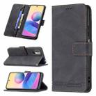 For Xiaomi Poco M3 Pro / Redmi Note 10 5G Magnetic Clasp RFID Blocking Anti-Theft Leather Case with Holder & Card Slots & Wallet(Black) - 1