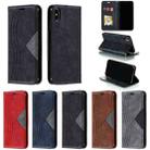 For iPhone XS Max Splicing Color Magnetic Hem Horizontal Flip Leather Case with Holder & Card Slots(Black) - 8