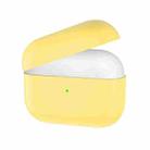 Split Silicone Earphone Protective Case For AirPods 3(Yellow) - 1