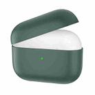 Split Silicone Earphone Protective Case For AirPods 3(Pine Needle Green) - 1