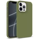 mocolo K09 Wheat Straw Shockproof TPU Phone Protective Case For iPhone 13 mini(Army Green) - 1