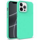 mocolo K09 Wheat Straw Shockproof TPU Phone Protective Case For iPhone 13 Pro(Green) - 1