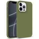 mocolo K09 Wheat Straw Shockproof TPU Phone Protective Case For iPhone 13 Pro Max(Army Green) - 1