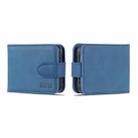 For Samsung Galaxy Z Flip3 5G AZNS Dream II Skin Feel PU+TPU Horizontal Flip PU Phone Case(Blue) - 1