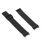 For Samsung Galaxy Watch4 40mm/44mm Double Insurance Buckle Milanese Watch Band(Black) - 1