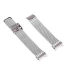 For Samsung Galaxy Watch4 40mm/44mm Double Insurance Buckle Milanese Watch Band(Silver) - 1