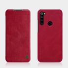 For Xiaomi Redmi Note 8T NILLKIN QIN Series Crazy Horse Texture Horizontal Flip Leather Case with Card Slot(Red) - 1