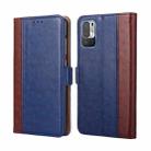 For Xiaomi Redmi Note 10 5G / Poco M3 Pro 5G Ostrich Texture Horizontal Flip Leather Phone Case with Holder & Card Slots & Wallet(Blue) - 1