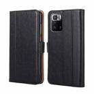 For Xiaomi Redmi Note 10 Pro 5G Ostrich Texture Horizontal Flip Leather Phone Case with Holder & Card Slots & Wallet(Black) - 1