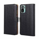 For Xiaomi Redmi Note 10 / Note 10s Ostrich Texture Horizontal Flip Leather Phone Case with Holder & Card Slots & Wallet(Black) - 1