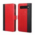 For Google Pixel 6 Ostrich Texture Horizontal Flip Leather Phone Case with Holder & Card Slots & Wallet(Red) - 1