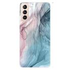 For Samsung Galaxy S22+ 5G Marble Pattern Shockproof TPU Protective Case(Abstract Gray) - 1