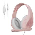 SADES A9 3.5mm Port Adjustable Gaming Headset with Microphone(Rose Gold) - 1